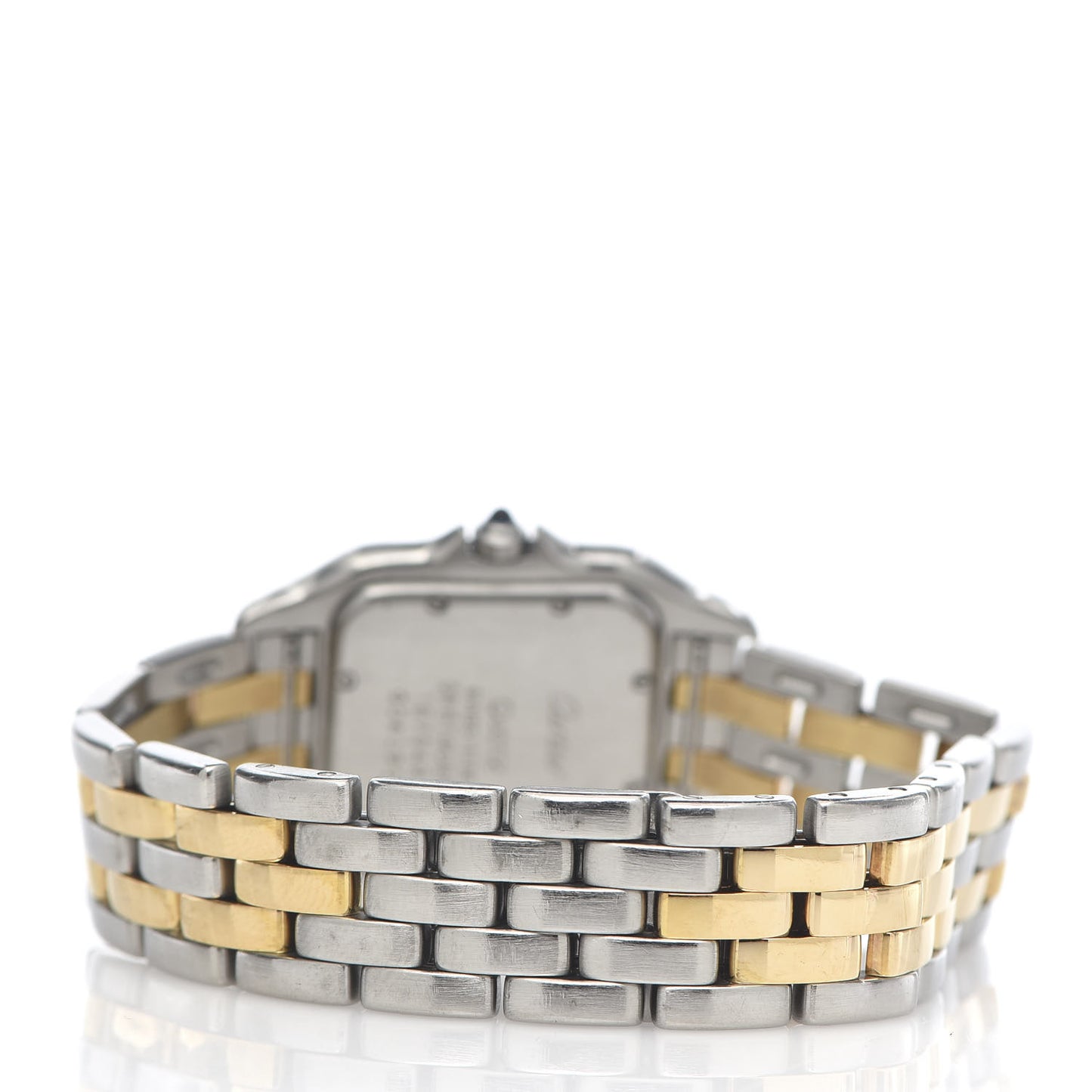 Stainless Steel 18K Yellow Gold 27mm Panthere Quartz Watch