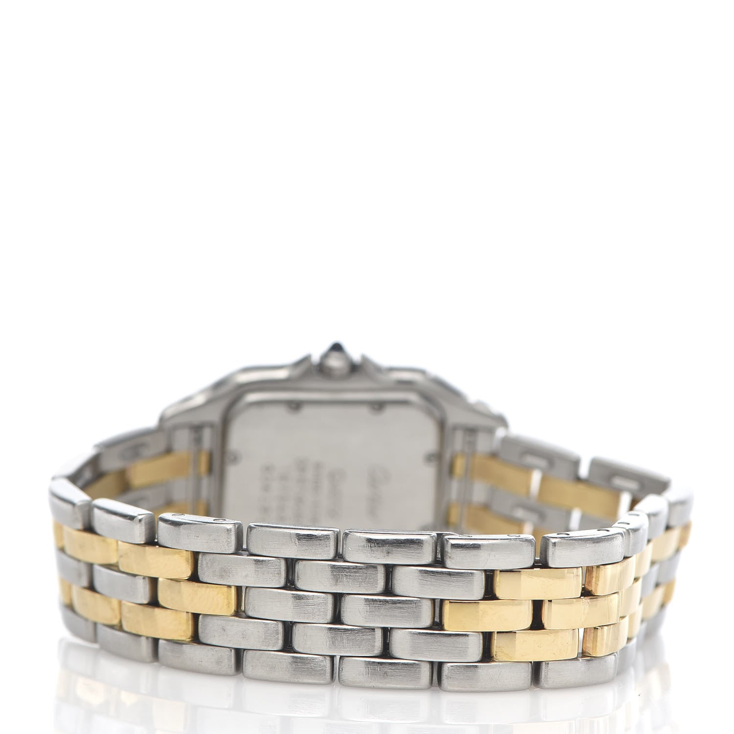 Cartier Stainless Steel 18K Yellow Gold 27mm Panthere Quartz Watch 3 of 5