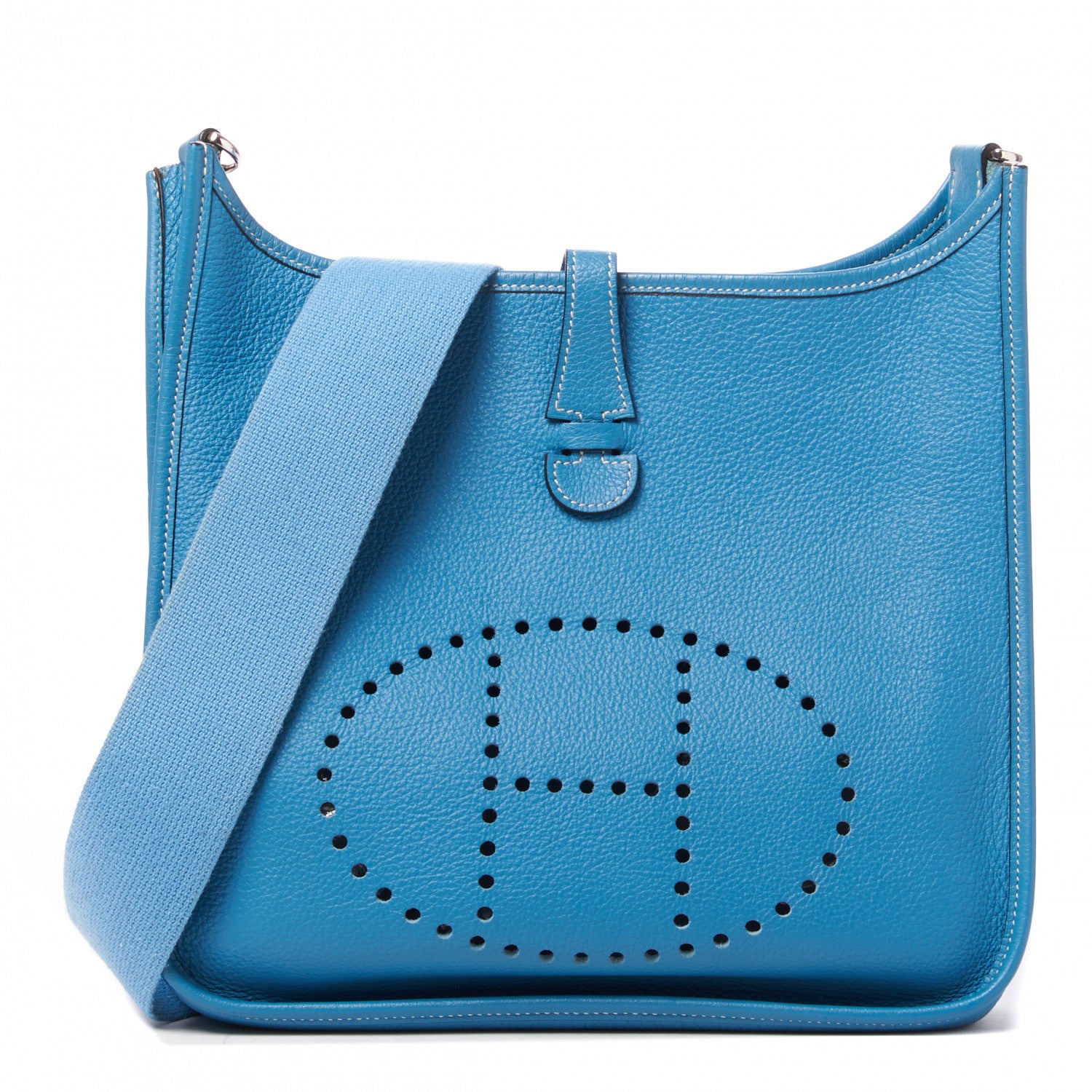 Hermes Epsom Evelyne PM Blue Jean 1 of 7
