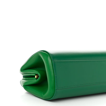 Bottega Veneta Calfskin Tip Clutch Racing Green 8 of 9