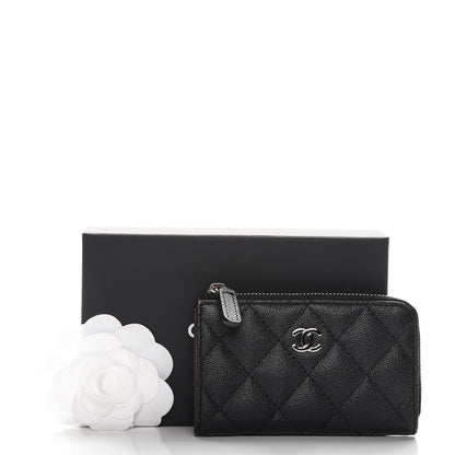 Chanel Caviar Quilted Key Holder Case Black 8 of 8