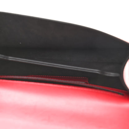 Alexander McQueen Calfskin Jeweled Knuckle Satchel Red 5 of 12