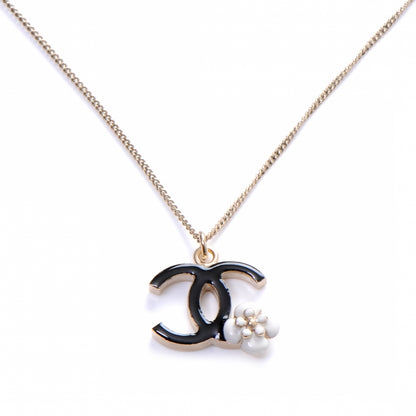 Chanel Camelia CC Logo Necklace 1 of 4