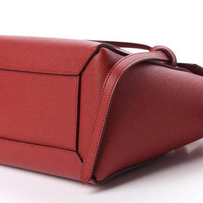 Celine Baby Grained Calfskin Micro Belt Bag Coquelicot 7 of 10