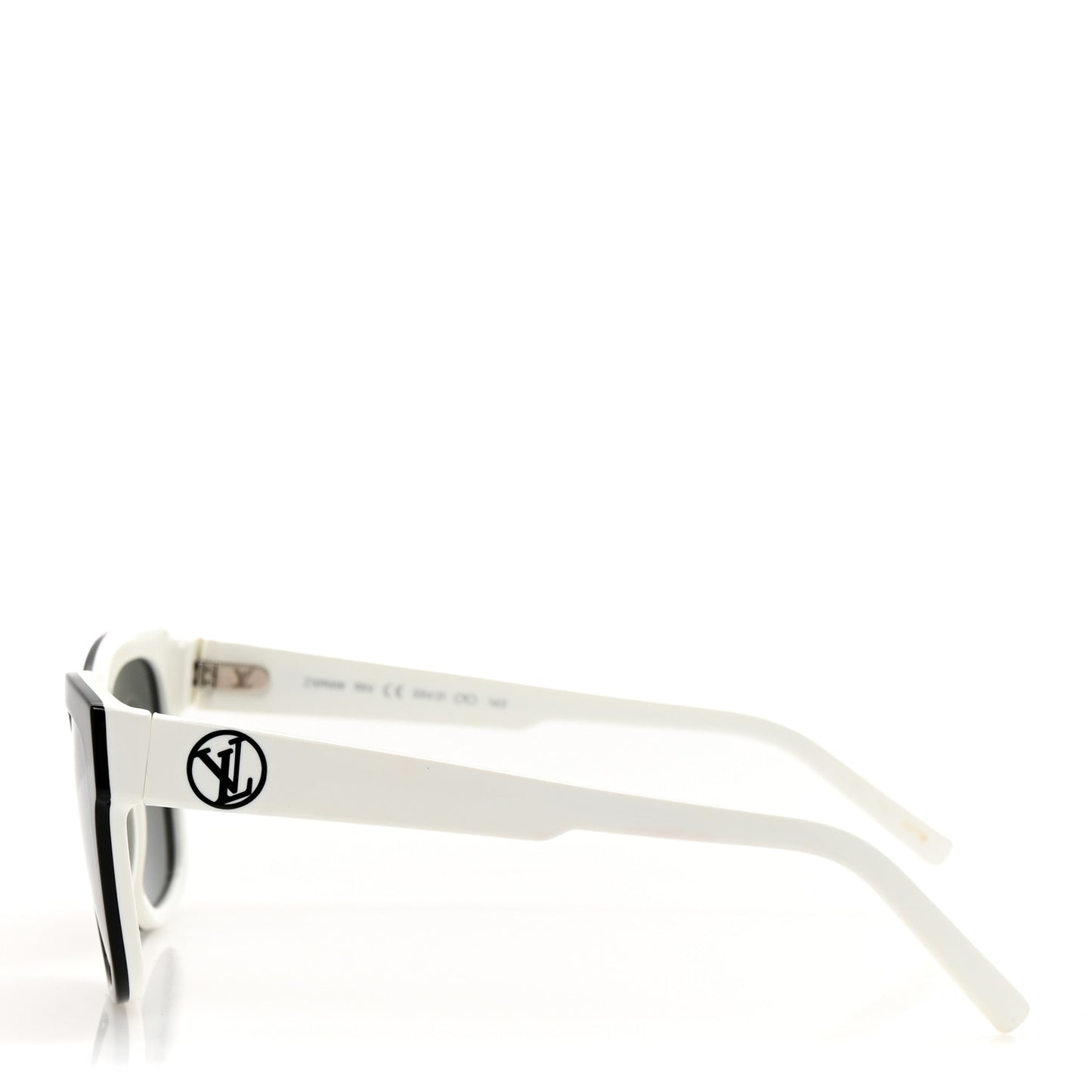 Acetate Outerspace Square Sunglasses Z1094W Black White