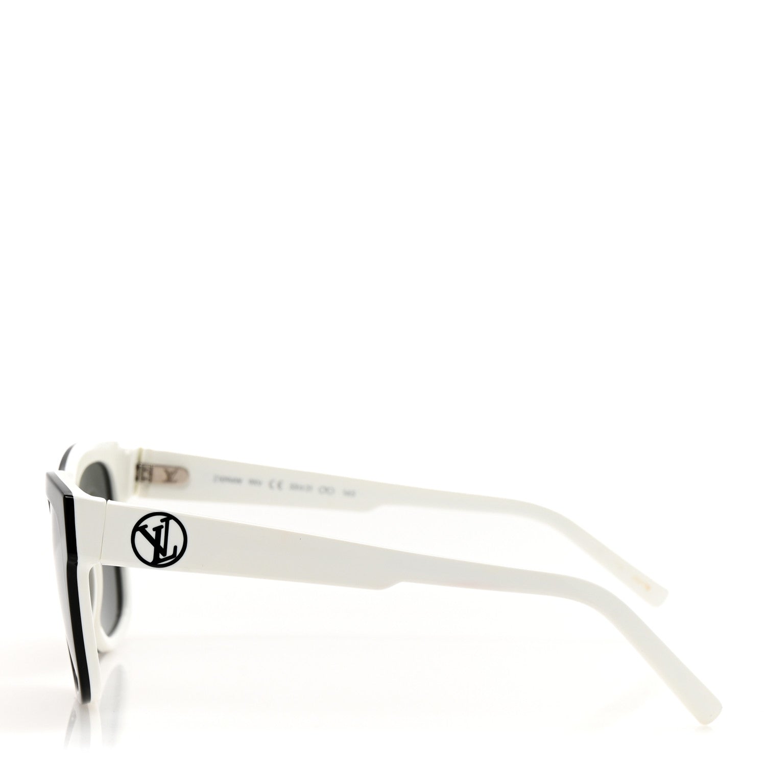 Louis Vuitton Acetate Outerspace Square Sunglasses Z1094W Black White 3 of 9