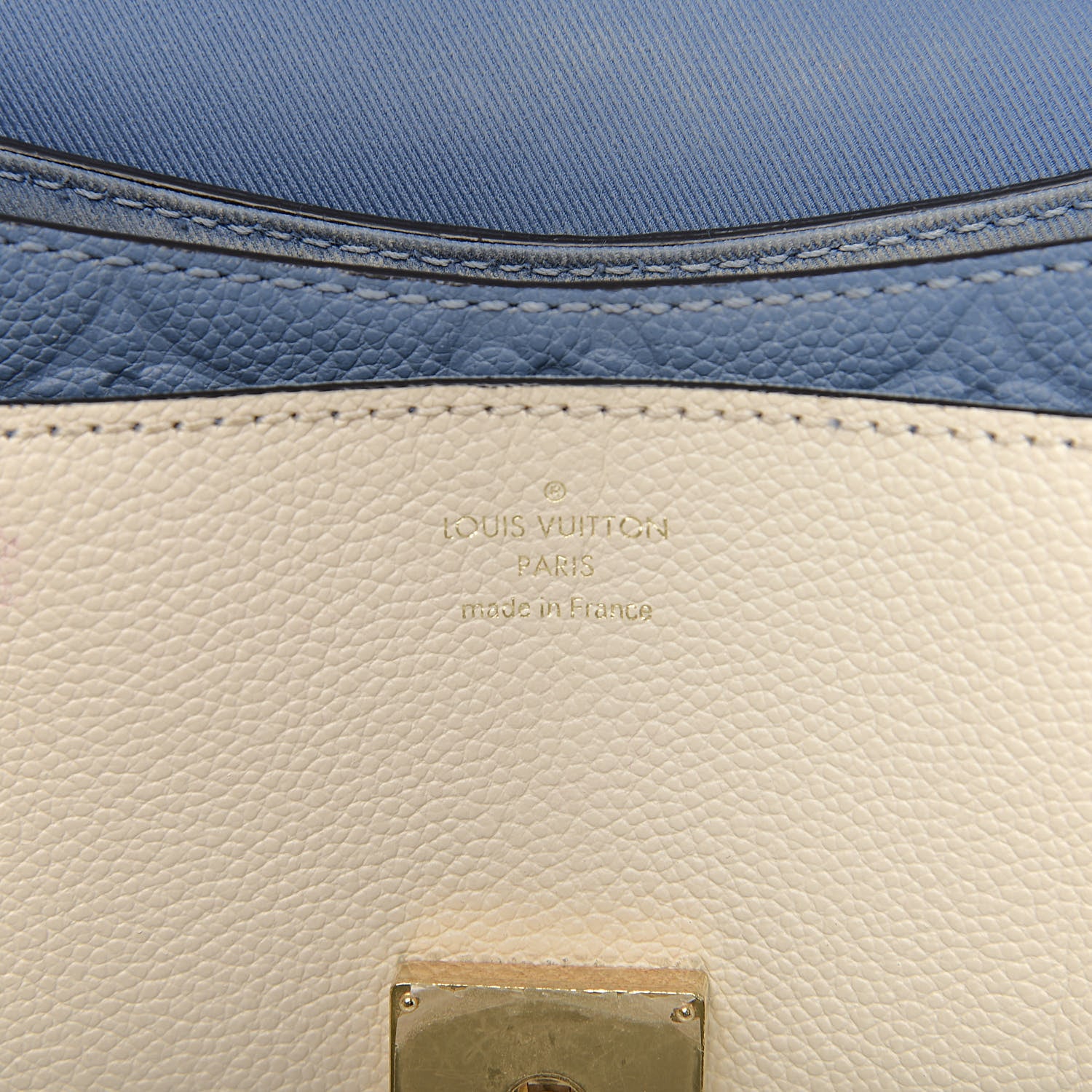 Louis Vuitton Empreinte Blanche BB Denim Creme 6 of 13