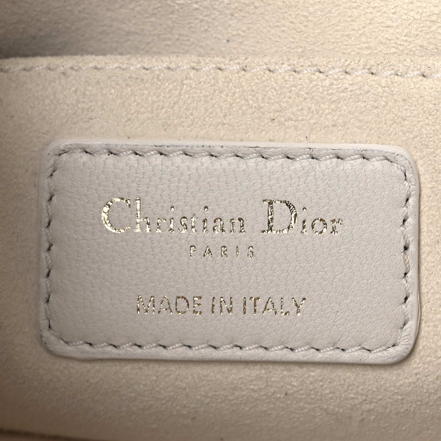 Christian Dior Lambskin Cannage Medium Dior Vibe Hobo Bag Latte 6 of 16