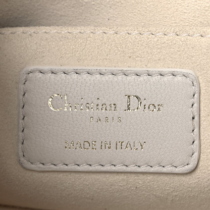 Christian Dior Lambskin Cannage Medium Dior Vibe Hobo Bag Latte 6 of 16