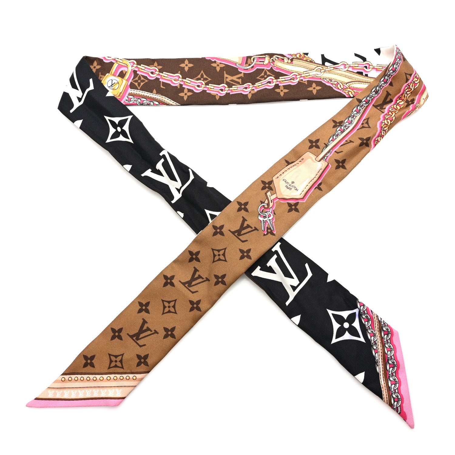 Louis Vuitton Silk Ultimate Monogram BB Bandeau Black 1 of 5
