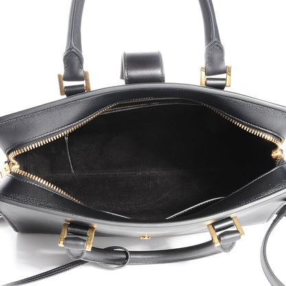 Saint Laurent Calfskin Small Cabas Monogram Black 7 of 7