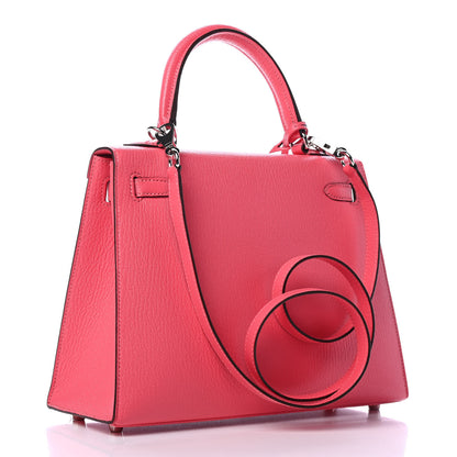 Hermes Chevre Kelly Sellier 25 Rose Lipstick 2 of 8