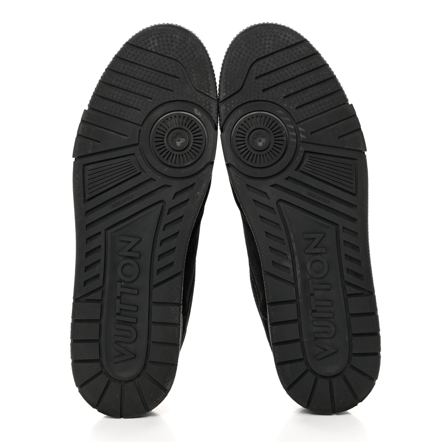 Suede Uniform Sneakers 10 Black