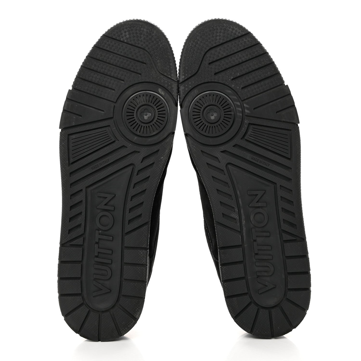 Louis Vuitton Suede Uniform Sneakers 10 Black 5 of 8