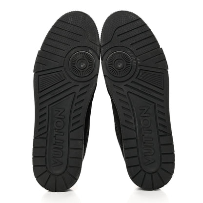 Louis Vuitton Suede Uniform Sneakers 10 Black 5 of 8