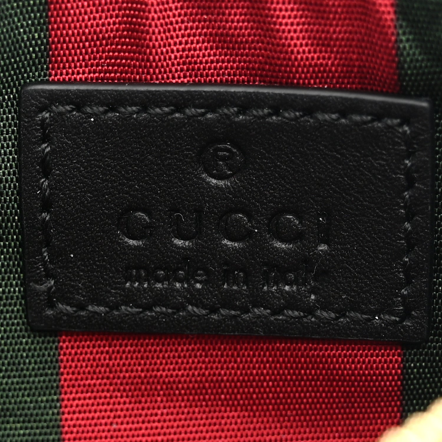 Gucci GG Supreme Monogram Selleria Key Case Beige Black 6 of 8