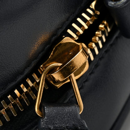 Saint Laurent Calfskin Matelasse Monogram Lou Camera Bag Deep Marine 14 of 15