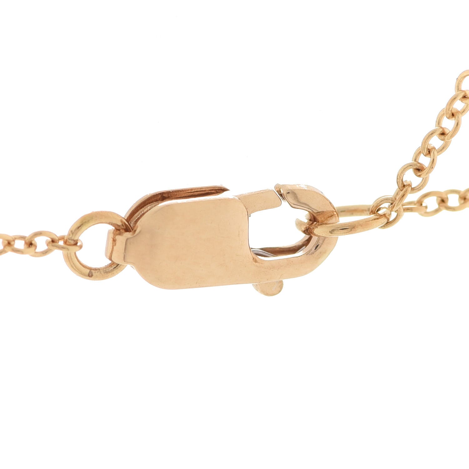 Tiffany 18K Yellow Gold Interlocking Atlas Open Pendant Necklace 4 of 8