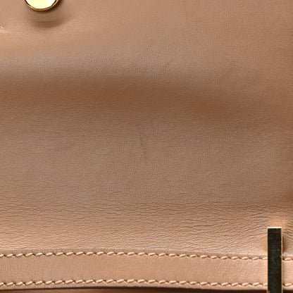 Burberry Calfskin Monogram Embossed Small TB Bag Light Camel 14 of 16