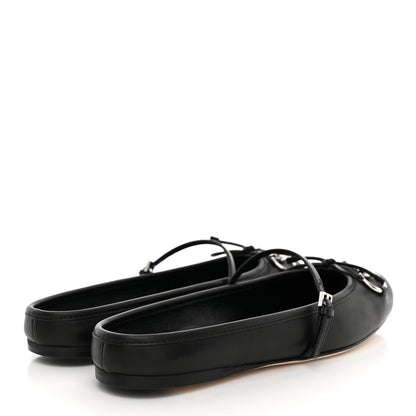 Gucci Calfskin Horsebit Ballet Mules 37 Black 5 of 10