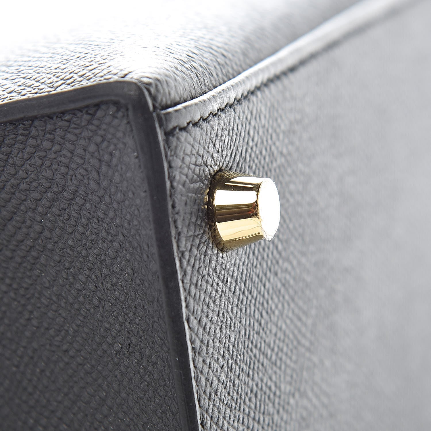Hermes Epsom Kelly Sellier 25 Black 9 of 38