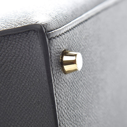 Hermes Epsom Kelly Sellier 25 Black 9 of 38
