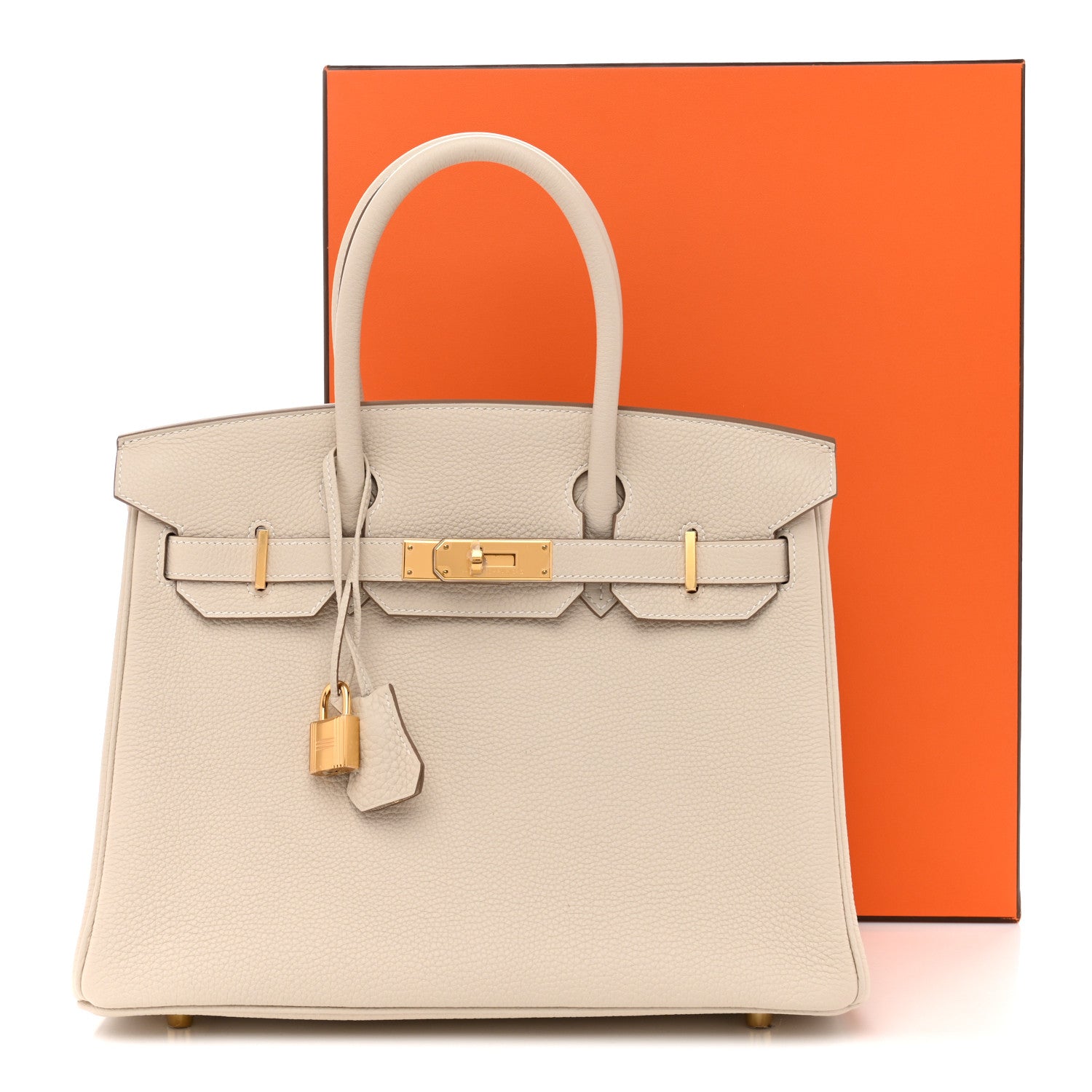 Hermes Togo Birkin 30 Craie 11 of 11