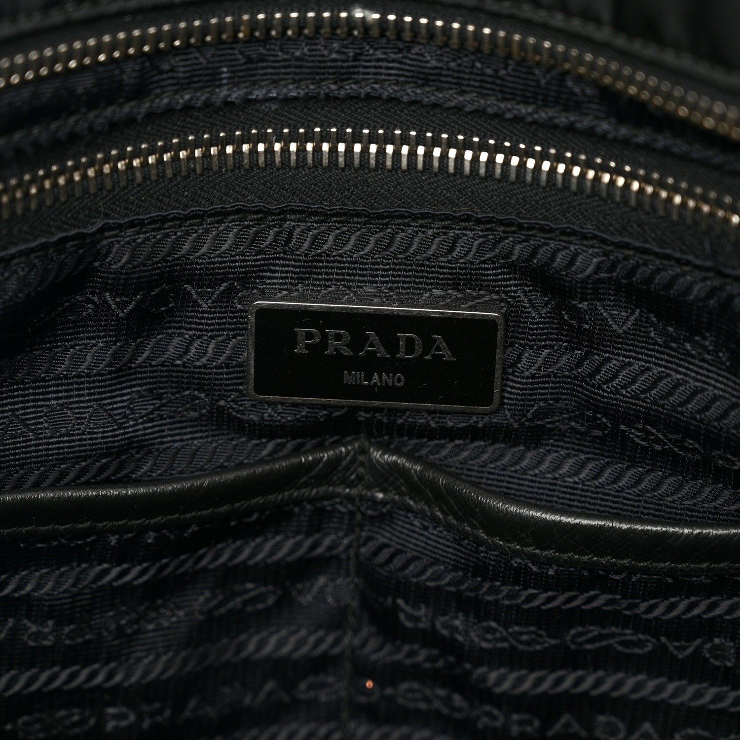 Prada Tessuto Nylon Vela Diaper Bag Black 7 of 10