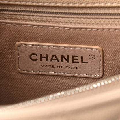 Chanel Caviar Quilted Small Coco Handle Flap Beige 6 of 9