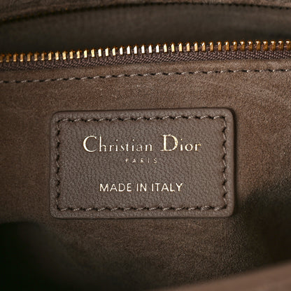 Christian Dior Lambskin Cannage Medium Lady Dior Warm Taupe 6 of 8