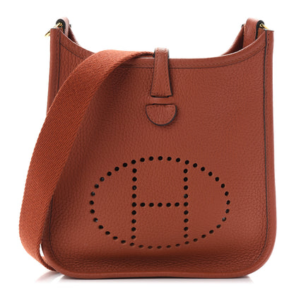 Hermes Taurillon Clemence Evelyne TPM Brique 1 of 9