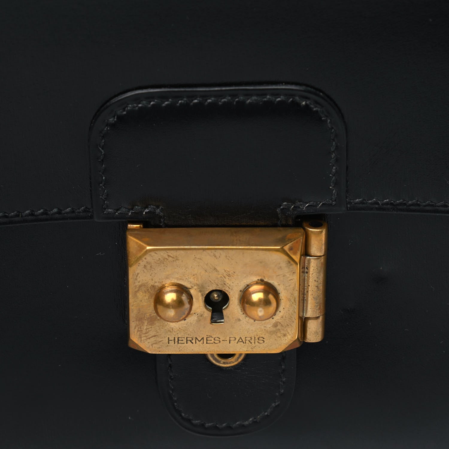 Hermes Box Jet Pochette Clutch Chocolate 5 of 10