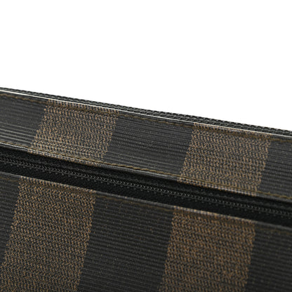 Fendi Pequin Zip Clutch Tobacco 7 of 10