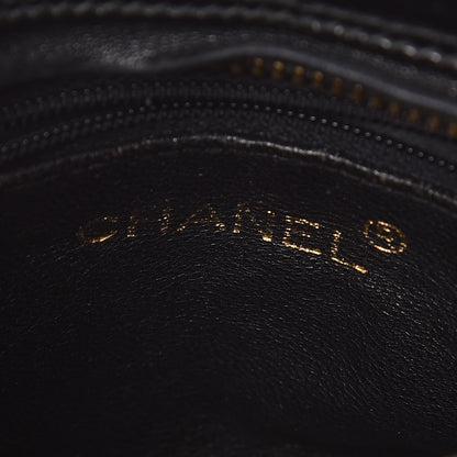 Chanel Patent Tassel Quilted Shoulder Bag Black 8 of 14