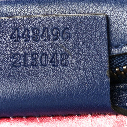 Gucci Velvet Matelasse Medium GG Marmont Shoulder Bag Cobalt Blue 7 of 24