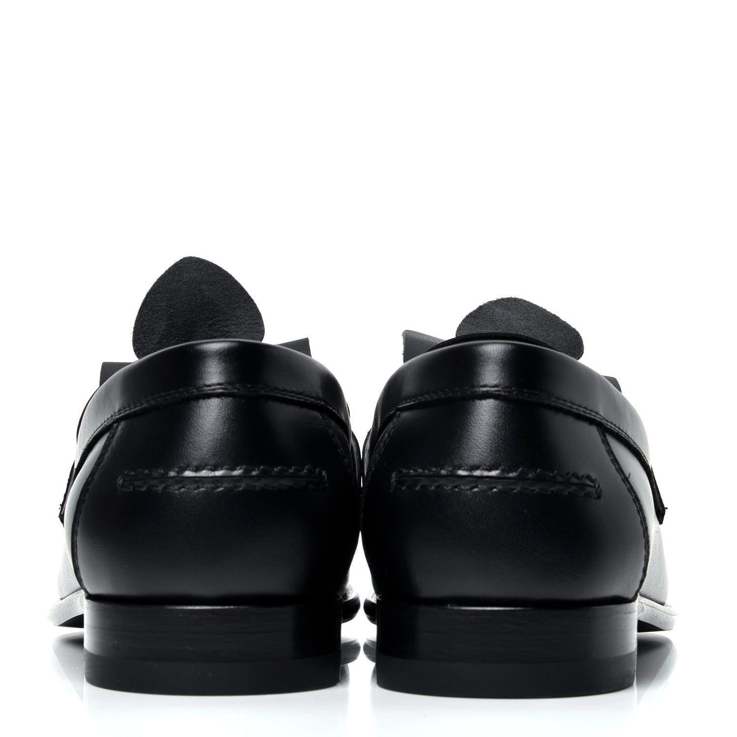 Hermes Calfskin Destin Loafers 37 Black 2 of 7