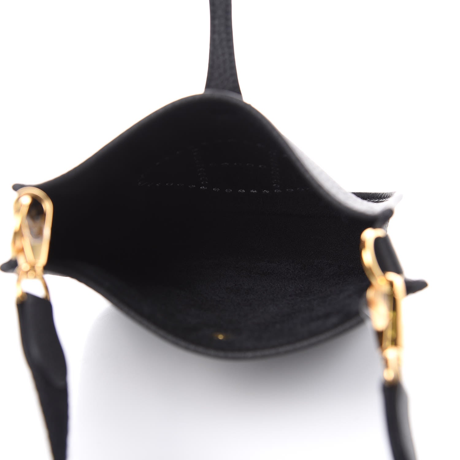Hermes Taurillon Clemence Evelyne TPM Black 5 of 11