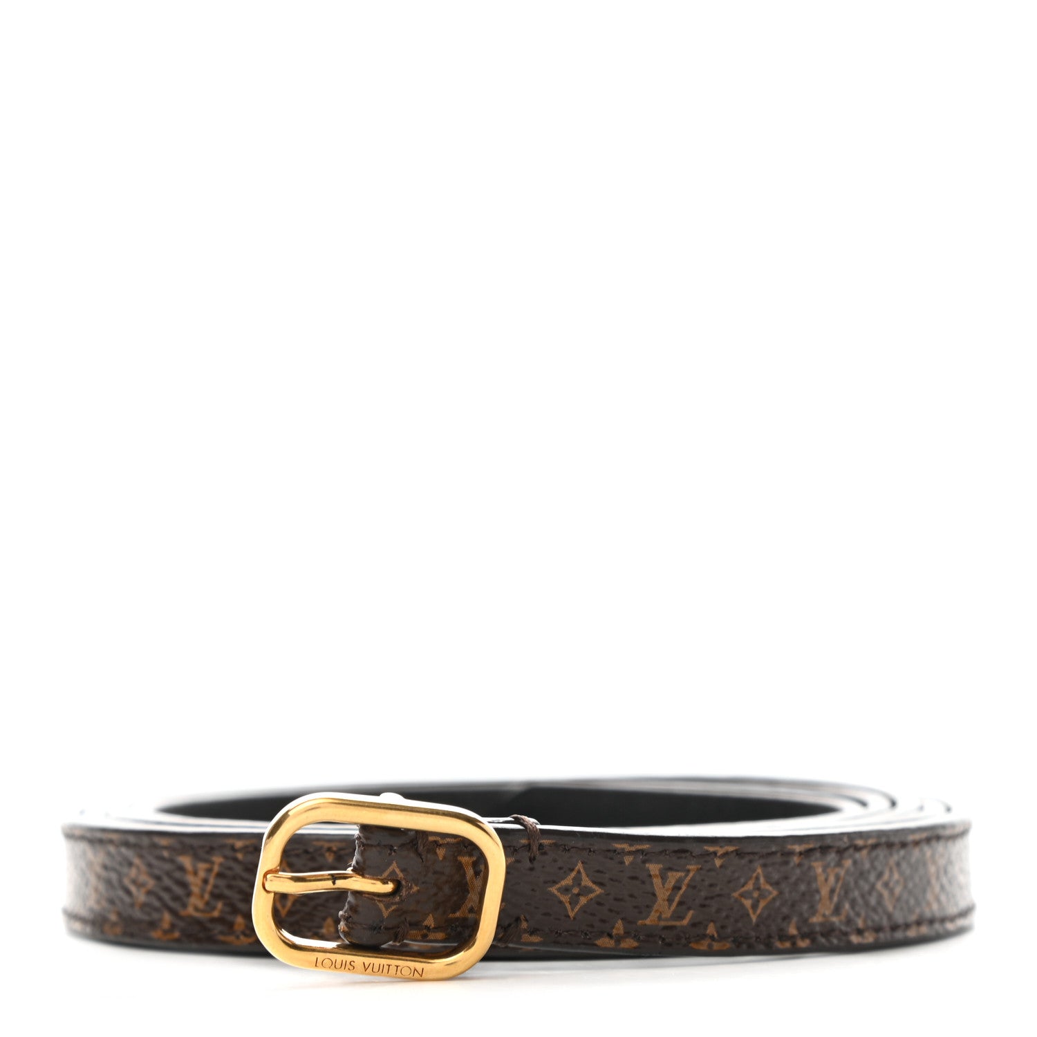 Louis Vuitton Mini Monogram Skinny Belt 95 38 1 of 4
