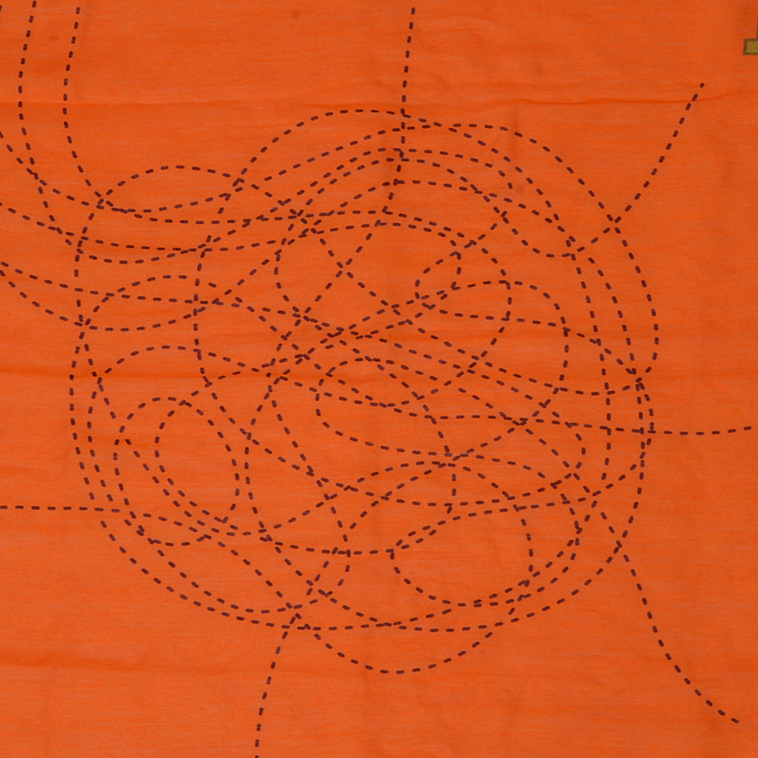 Hermes Cashmere Silk Fils Conducteurs Scarf 70 1 of 5