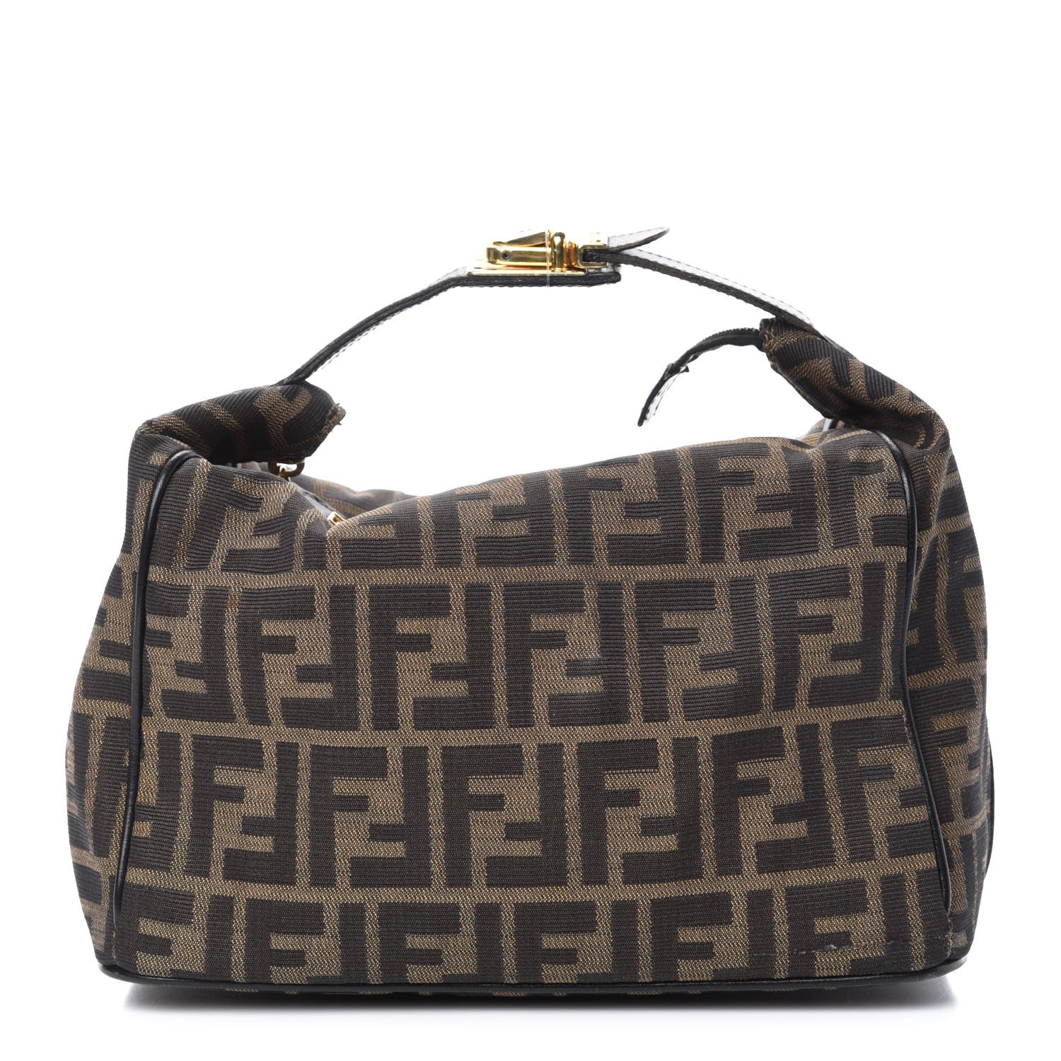 Fendi Zucca Large Cosmetic Bag Tobacco 1 of 9