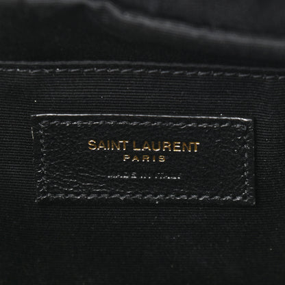 Saint Laurent Calfskin Matelasse Monogram Lou Camera Bag Dark Smog 6 of 11