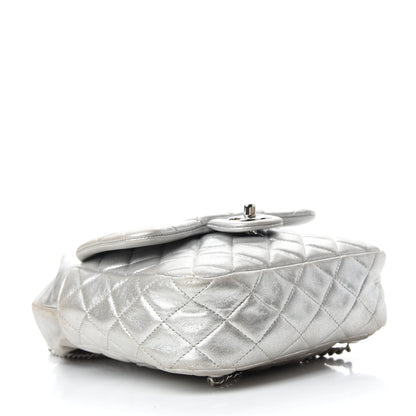 Chanel Metallic Lambskin Quilted Small In Seoul Backpack Silver 4 of 10