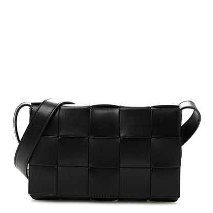 Bottega Veneta Nappa Maxi Intreccio Cassette Bag Black 1 of 12