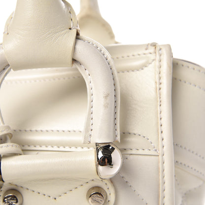Burberry Leather Quilted Large Manor Tote White 17 of 17