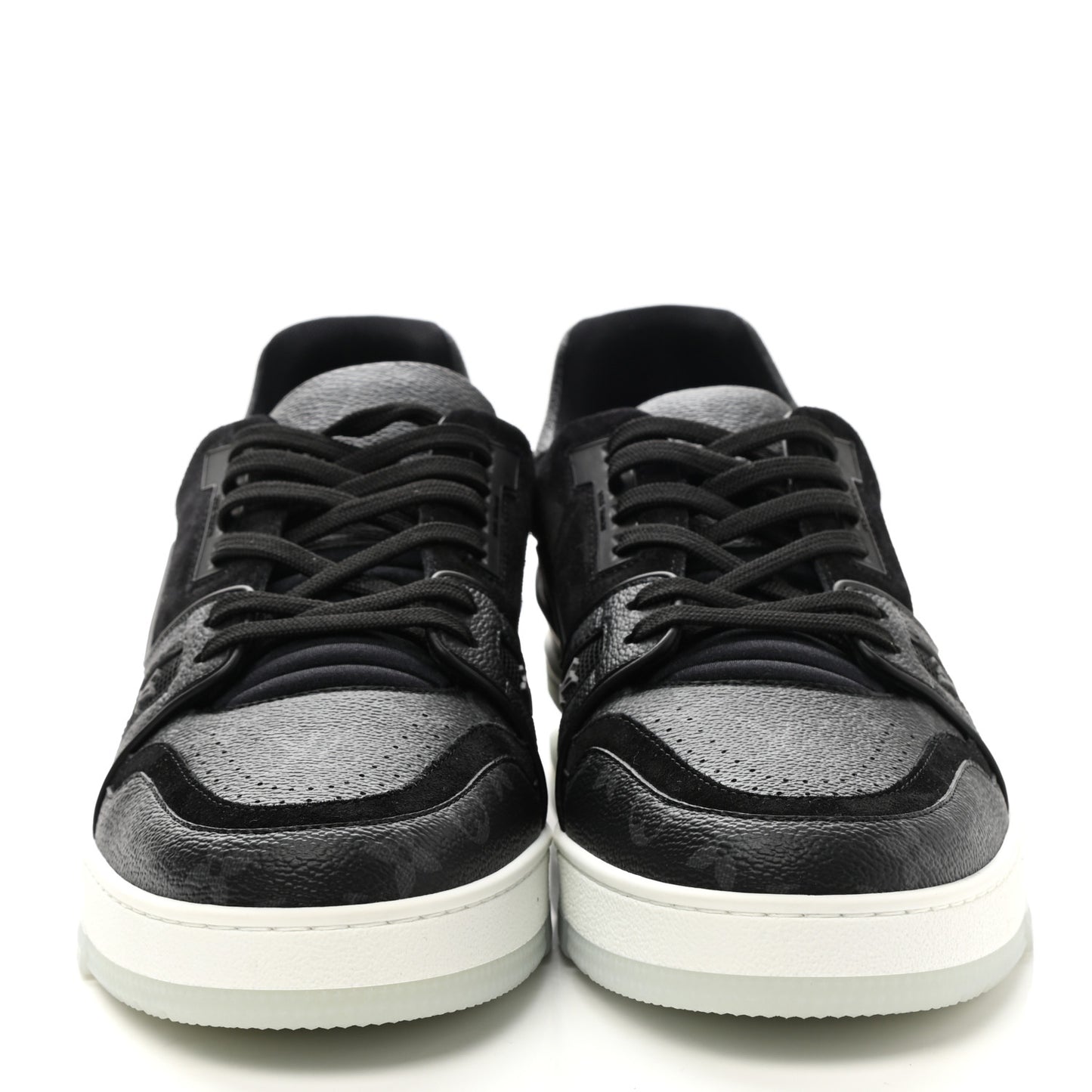 Monogram Eclipse Mens LV Trainer Sneakers 9 Black