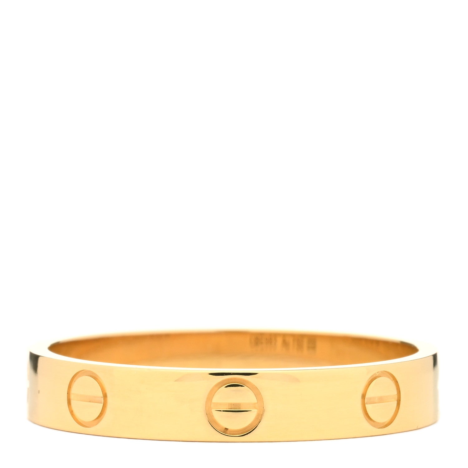 Cartier 18K Yellow Gold 3.5mm LOVE Wedding Band Ring 59 8.75 2 of 3