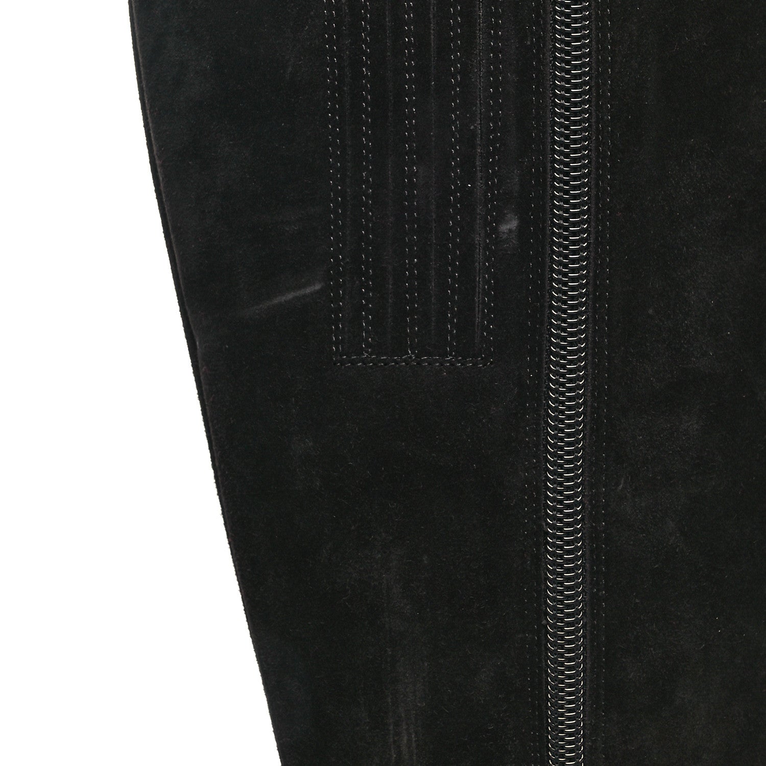 Christian Louboutin Veau Velours Eloise Botta 100 Knee Boots 38 Black 7 of 7