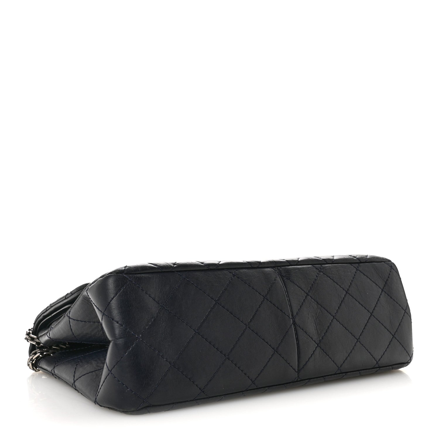 Chanel Aged Calfskin Quilted 2.55 Reissue 227 Flap Dark Blue 4 of 15