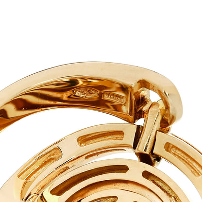 Bulgari 18K Yellow Gold Astrale Cerchi Ring 50 5.5 6 of 6