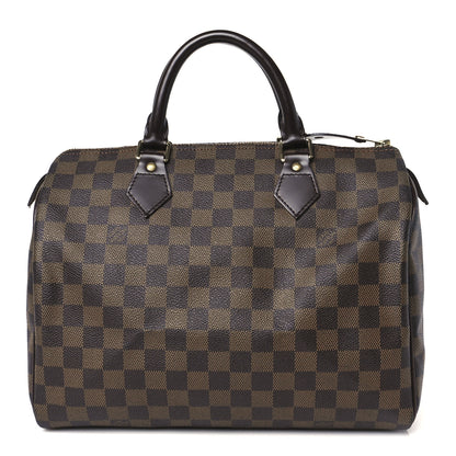 Louis Vuitton Damier Ebene Speedy 30 1 of 10